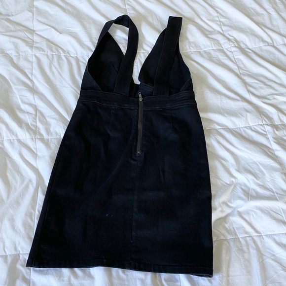 MP|D black stretch denim dress - Picture 7 of 7